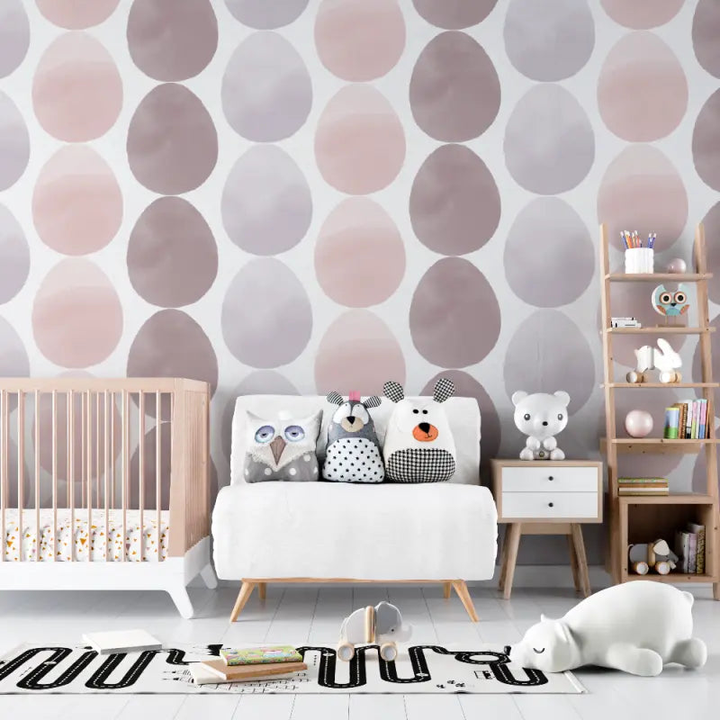 Papier peint bébé Motifs géométriques - chambre de bebe