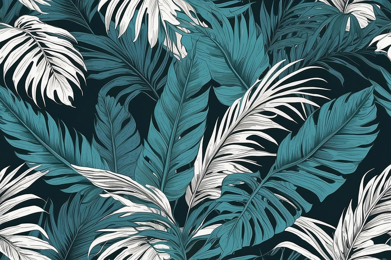 Teal and Gray Wallpaper