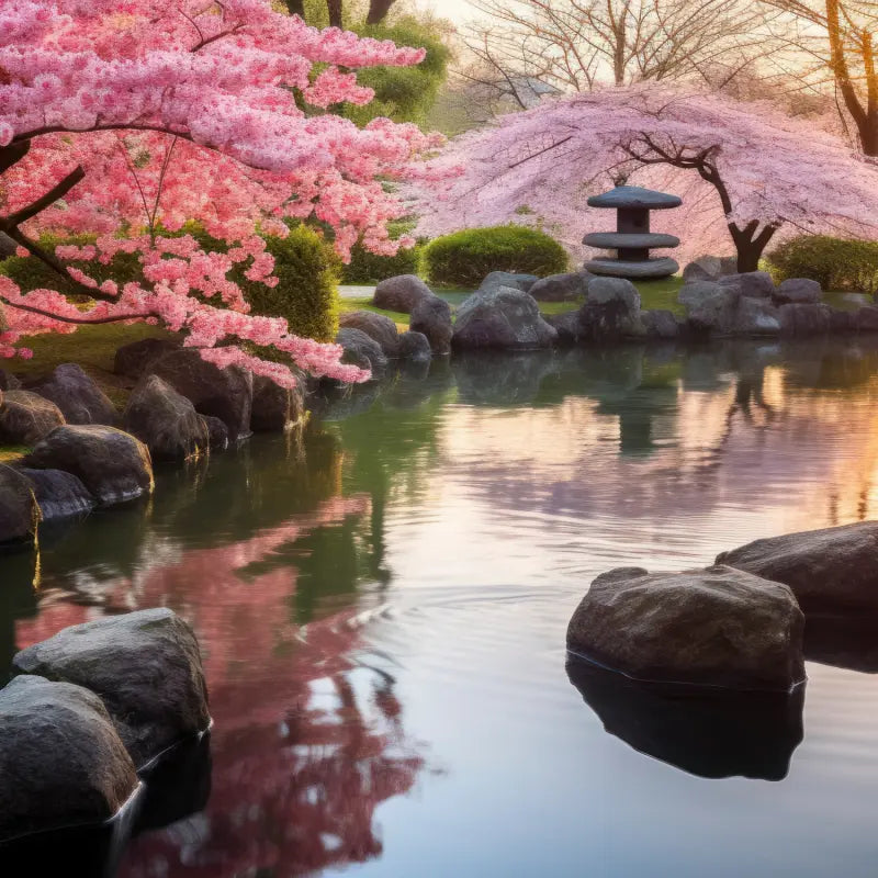 Papier Peint Cerisier Japonais