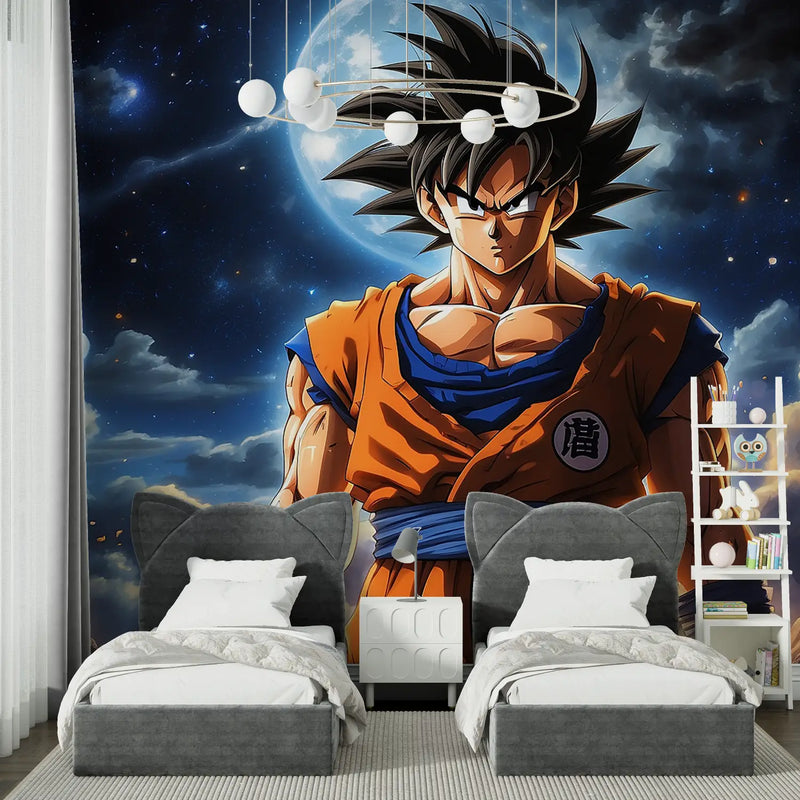 Papier Peint Dbz Goku Chambre - chambre garçon lit