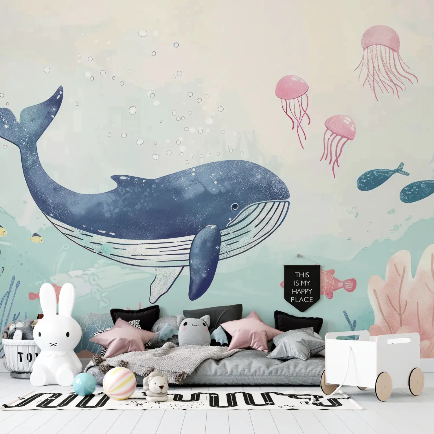 Papier Peint Enfant Theme Mer - chambre petit