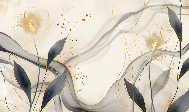 Gold Leaf Wallpaper