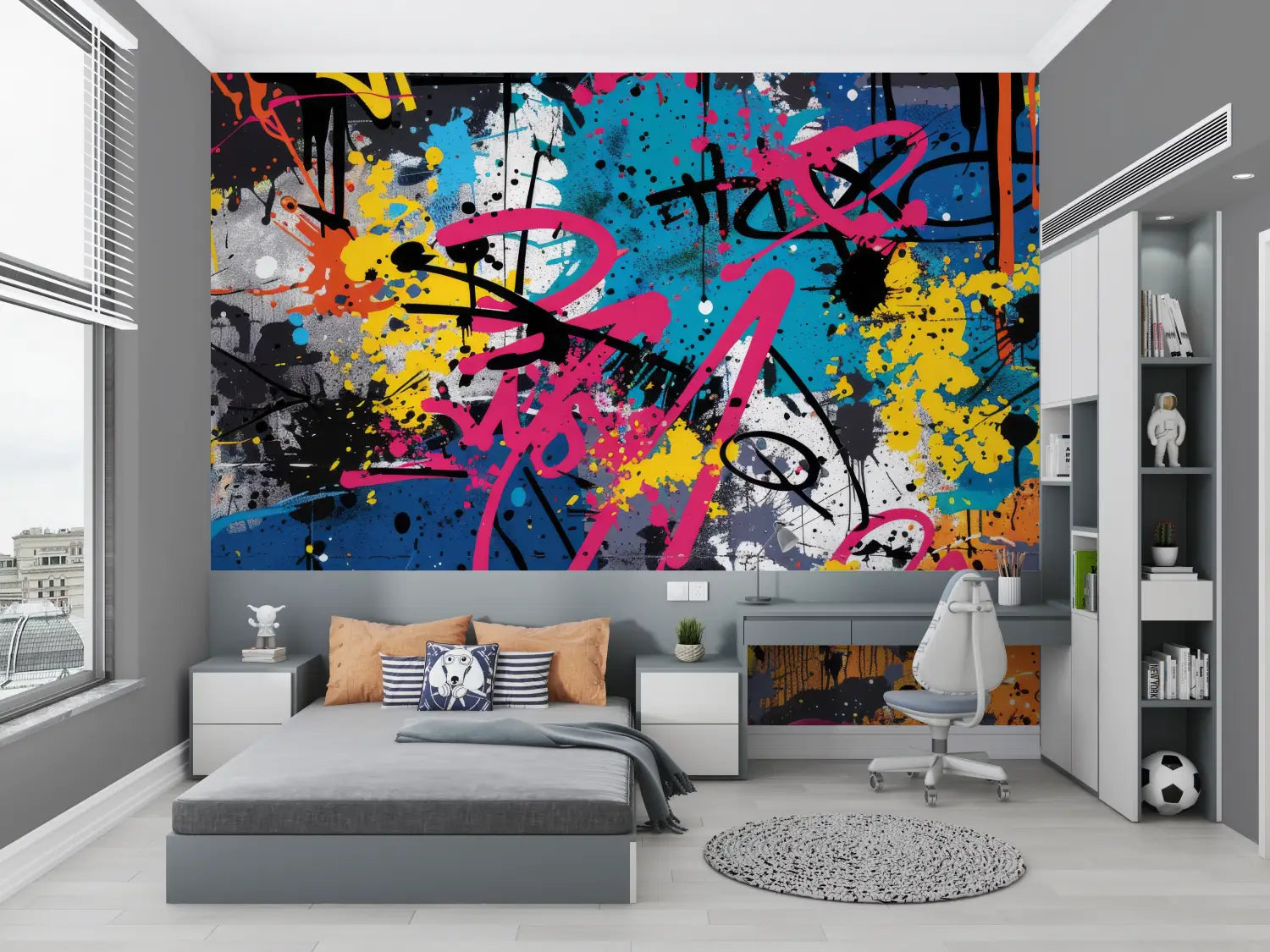 Teen-Graffiti-Hintergrundbild - Second Image