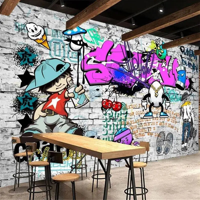 Cheap Graffiti Wallpaper - Second Image