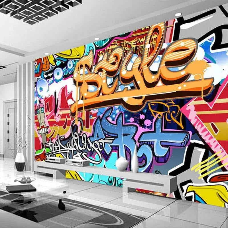 Papier Peint Graffiti Sur Mesure