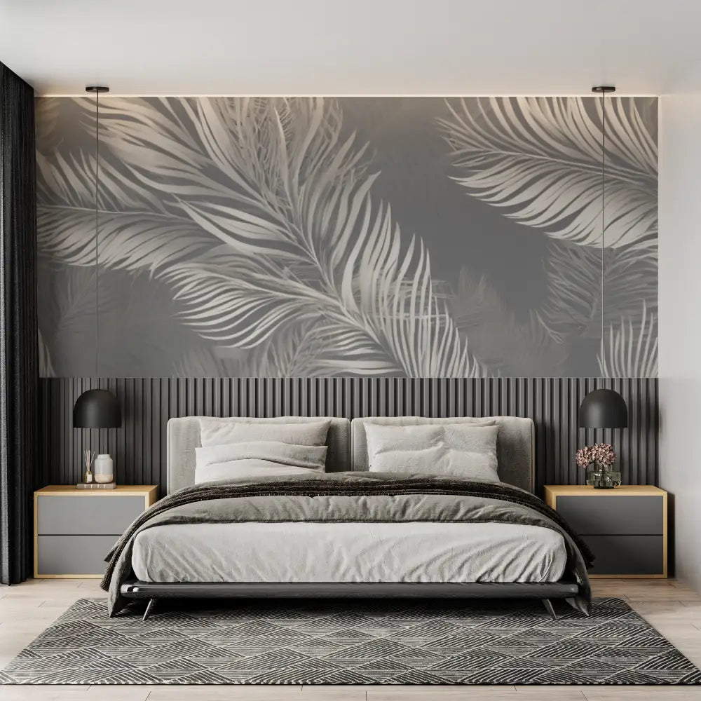 Papier Peint Gris Clair Chambre - tendance 2024