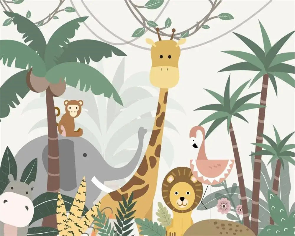 Animal jungle wallpaper