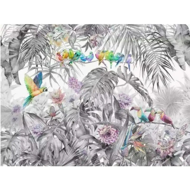 Papier Peint Jungle Perroquet