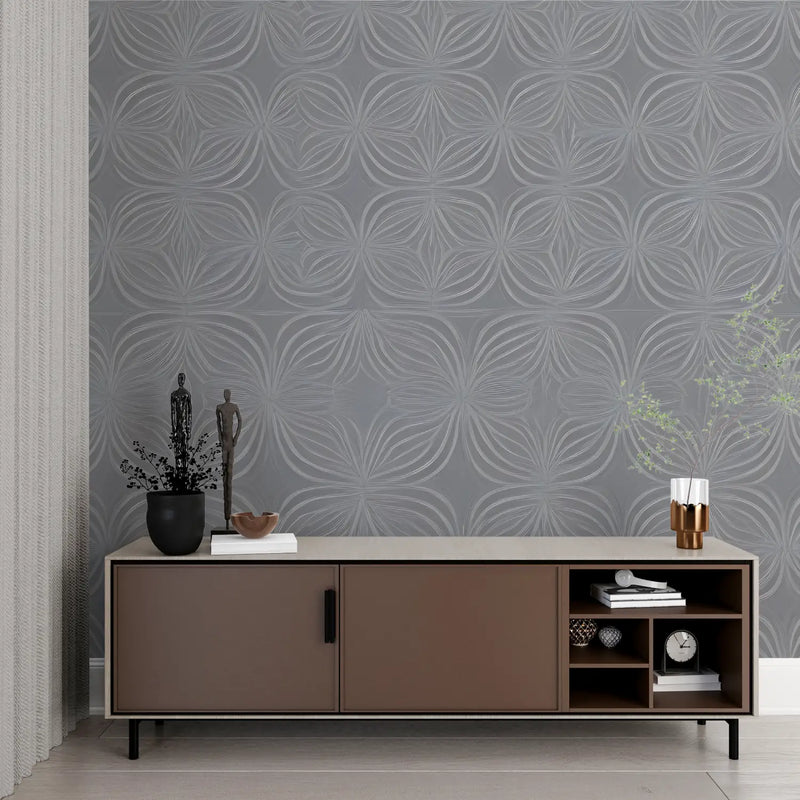 Papier Peint Motif Gris - tendances