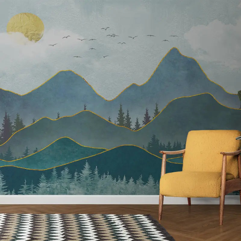 Papier Peint Mural Montagne