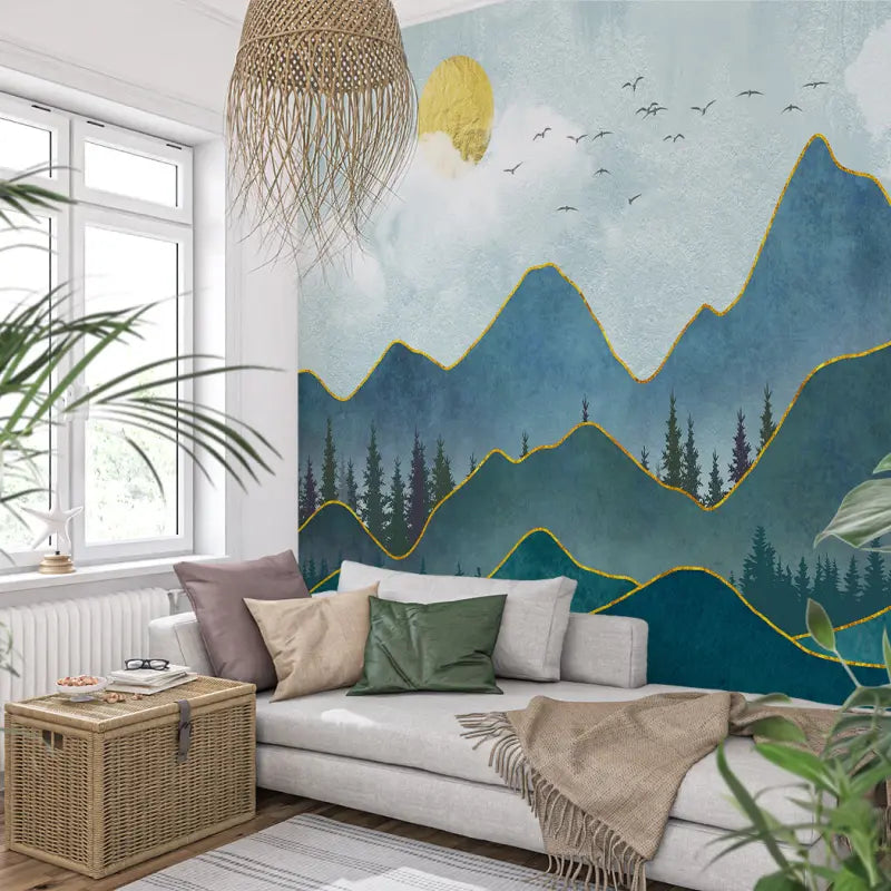 Papier Peint Mural Montagne