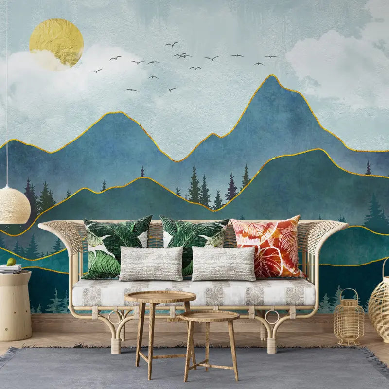 Papier Peint Mural Montagne