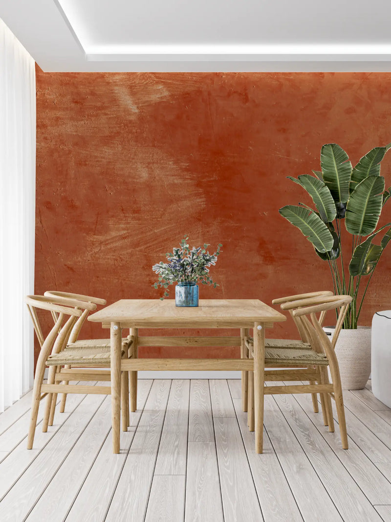 Papier Peint Ocre Rouge - panoramique tendance