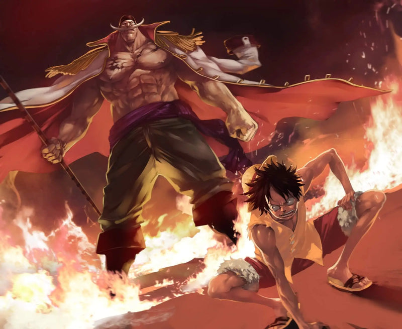 One Piece Wallpaper Whitebeard Luffy