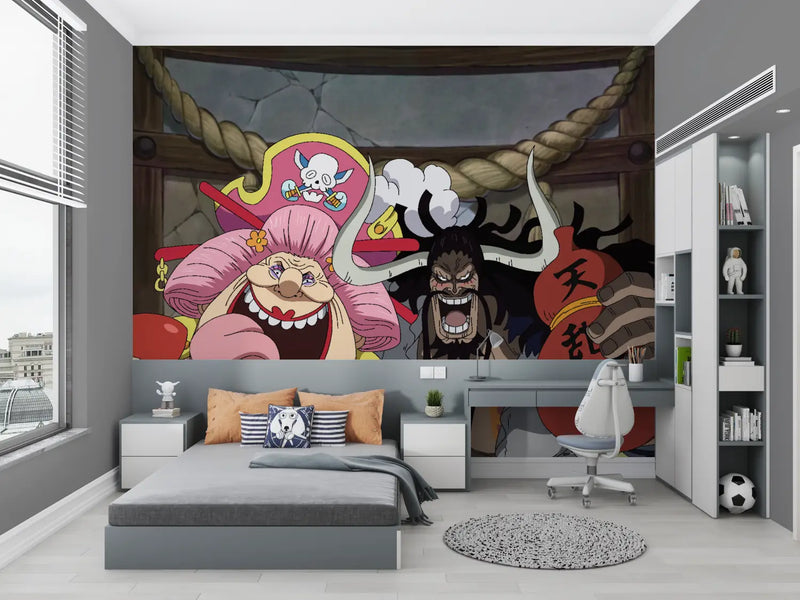 Papier Peint One Piece Big Mom - tapisserie garçon