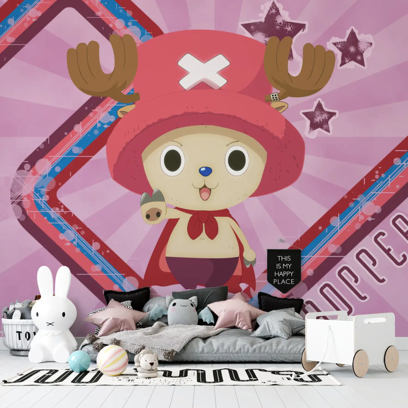 Papier Peint One Piece Chopper - chambre petit