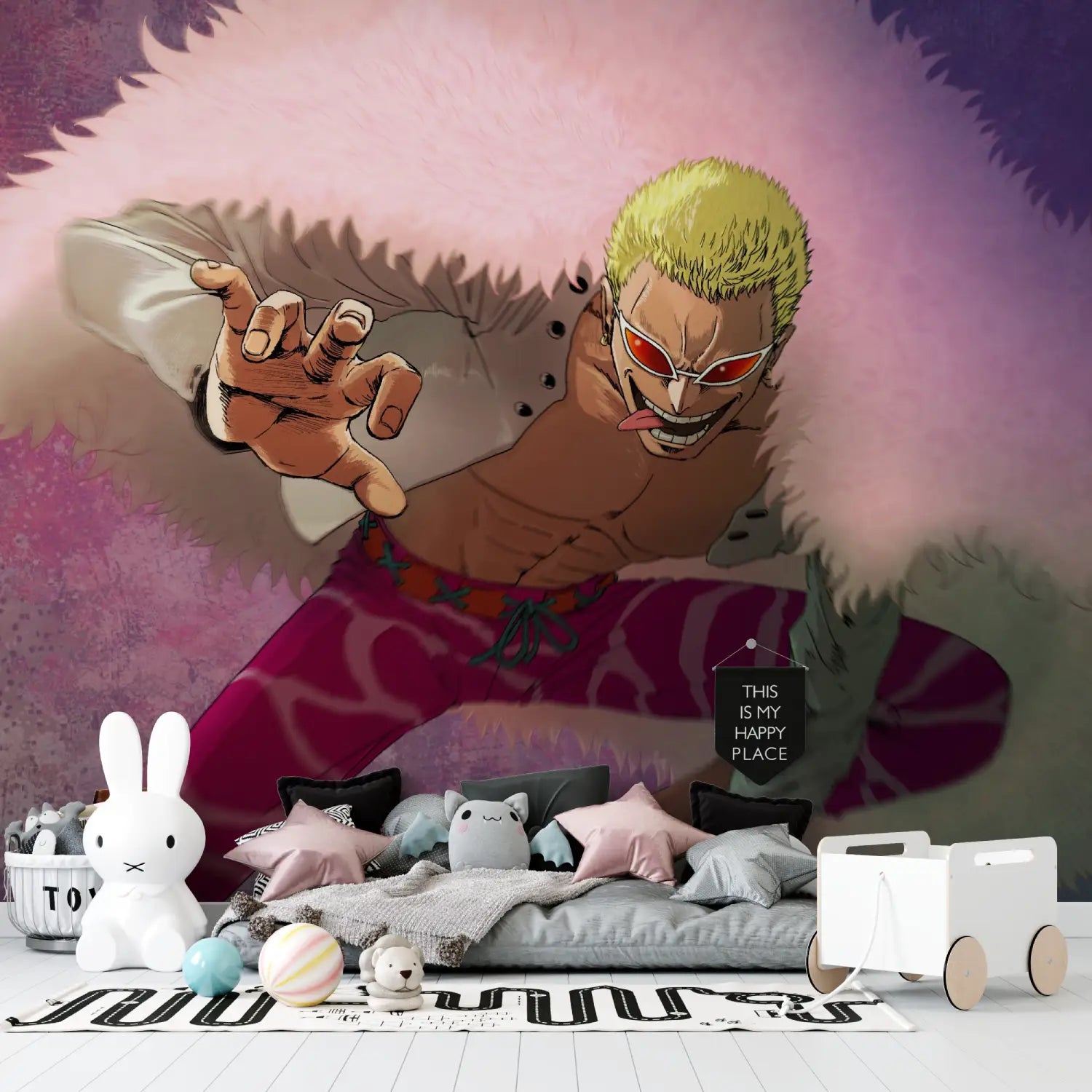 Papier Peint One Piece Doflamingo - chambre petit