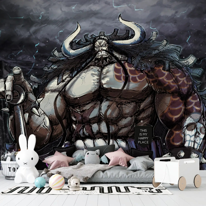 Papier Peint One Piece Kaido - chambre de garçon