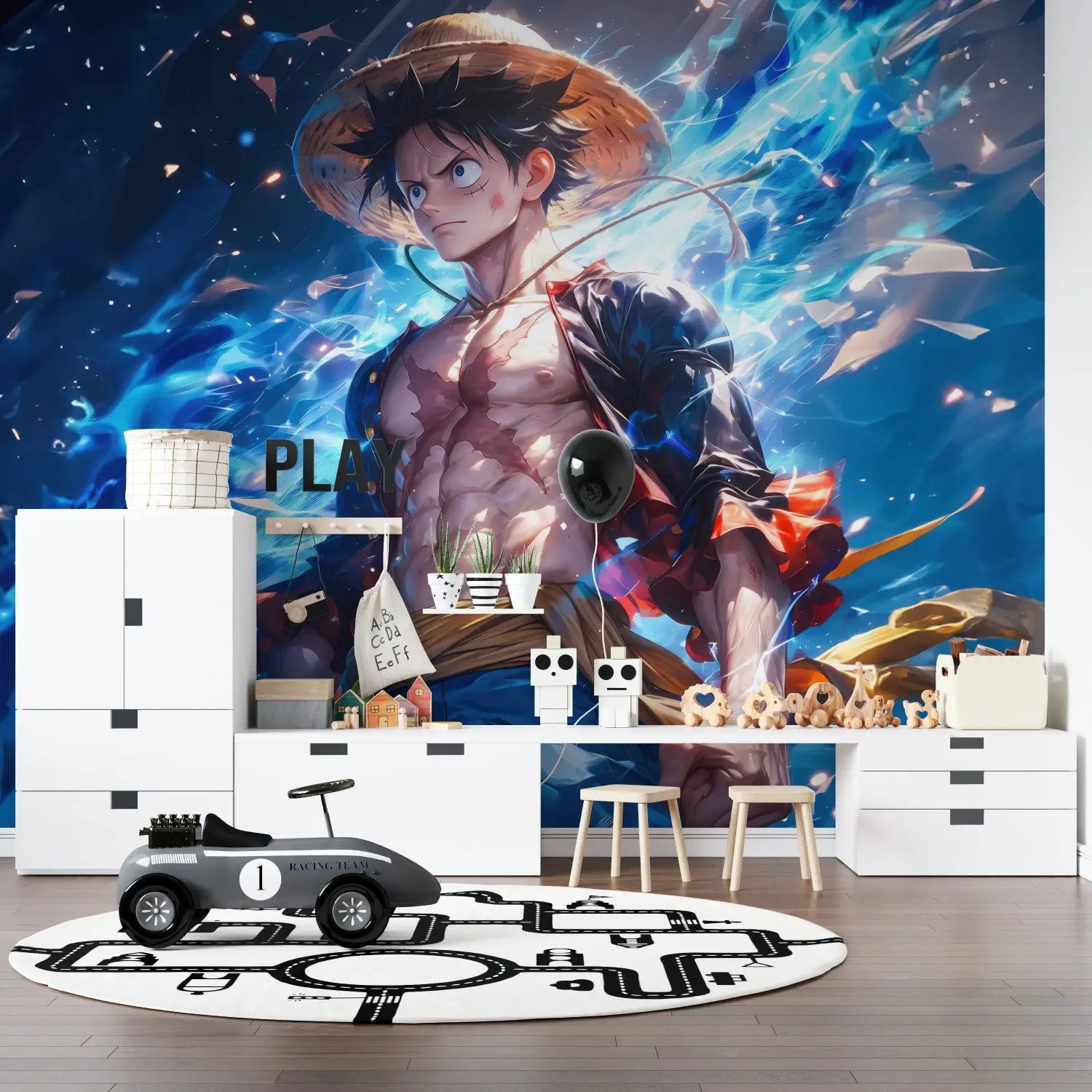 Sfondo di Rufy elettrico di One Piece - Second Image