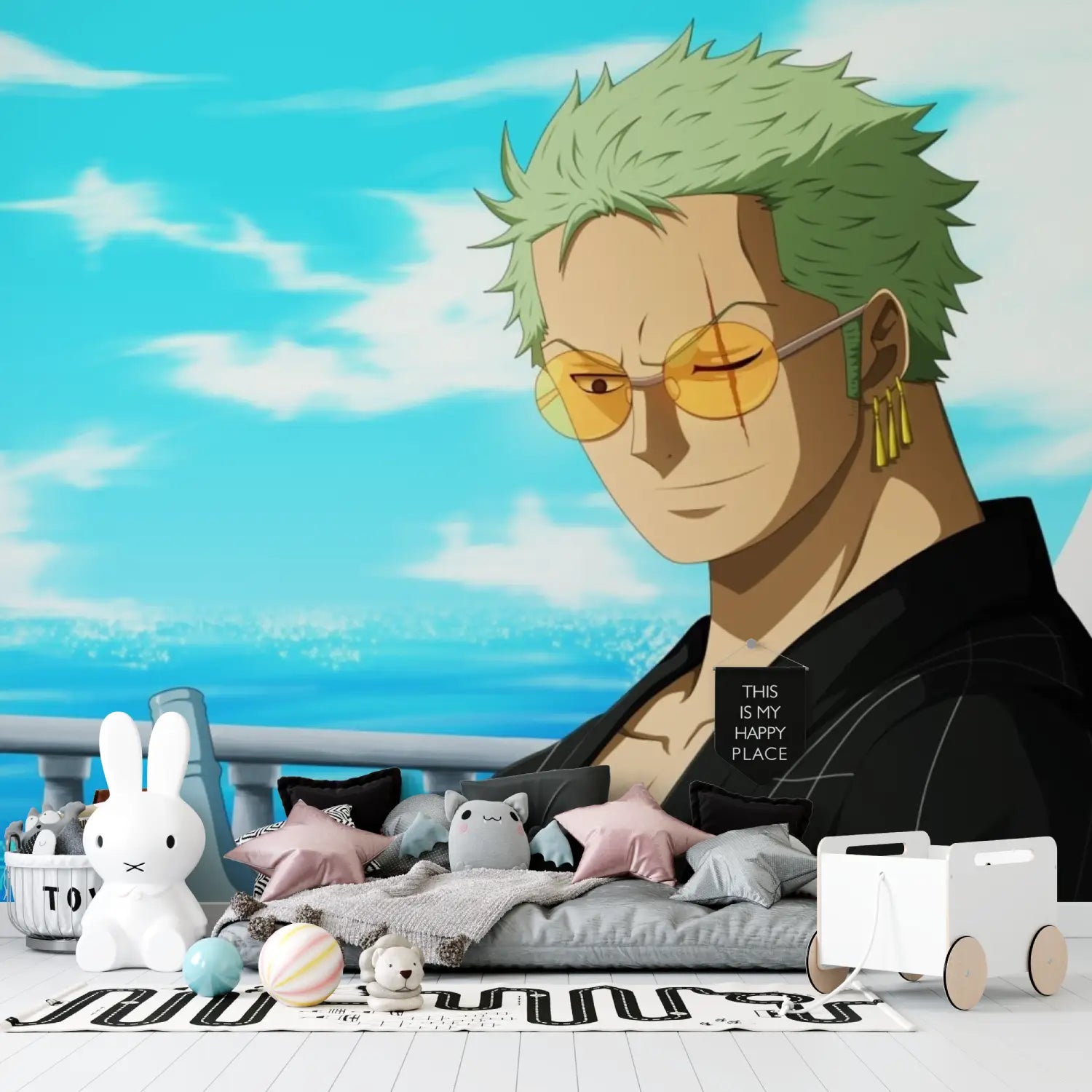 Papier Peint One Piece Zoro - tapisserie garçon