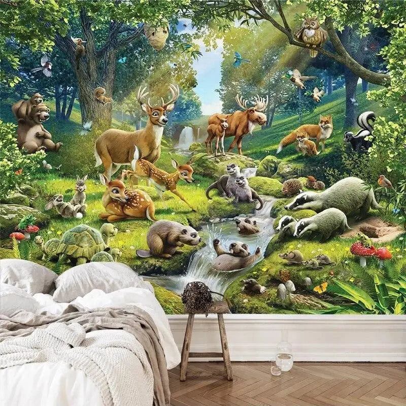 Papier Peint Panoramique Animaux Sauvage