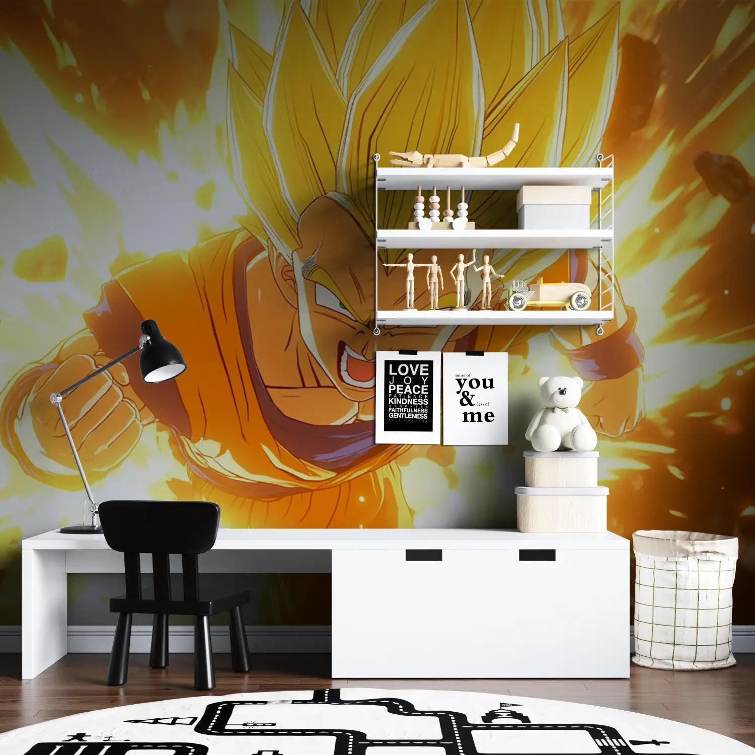 Papier Peint Super Sayan - chambre spiderman