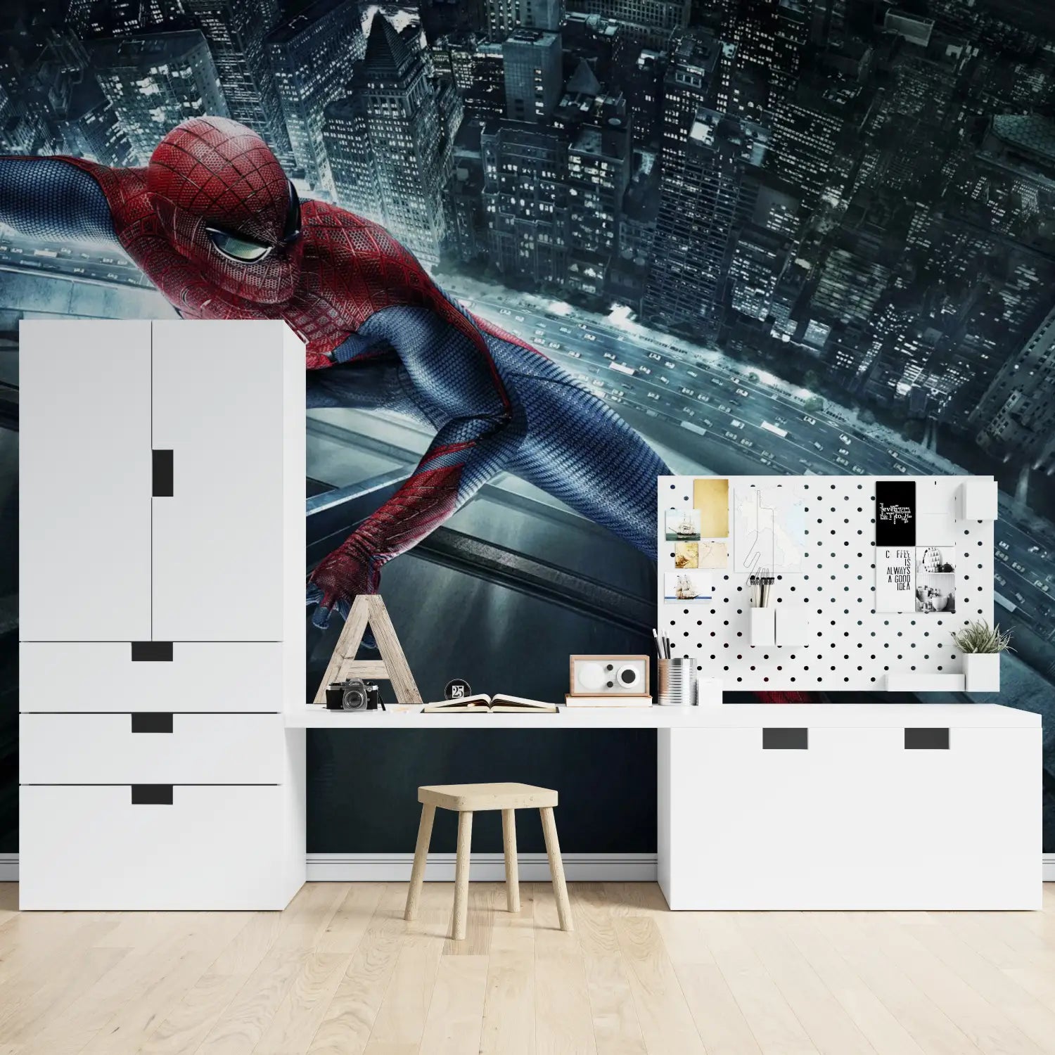 Papier Peint The Amazing Spiderman - chambre spiderman