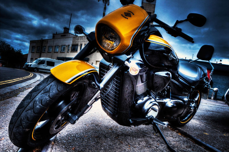 3D-Schlachtschiff-Motorrad-Hintergrundbild