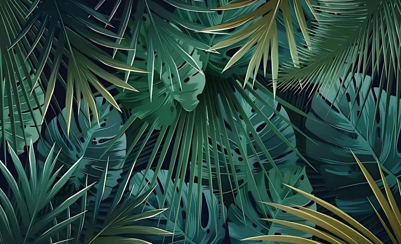 Trompe L'oeil Jungle Wallpaper