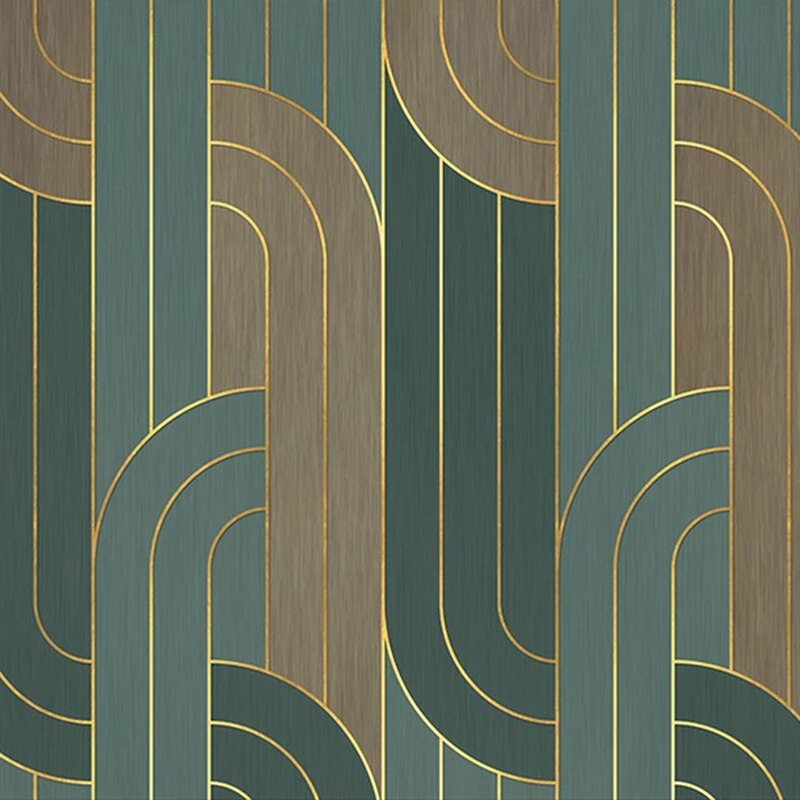 Green Living Room Wallpaper 