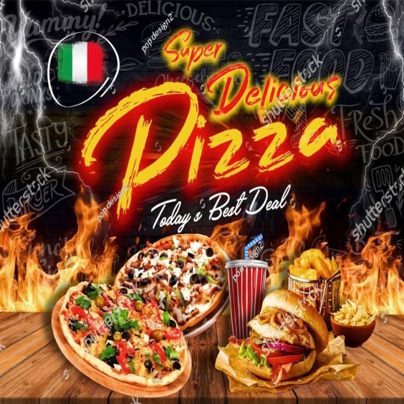 Sfondo di pizzeria 3D - Second Image