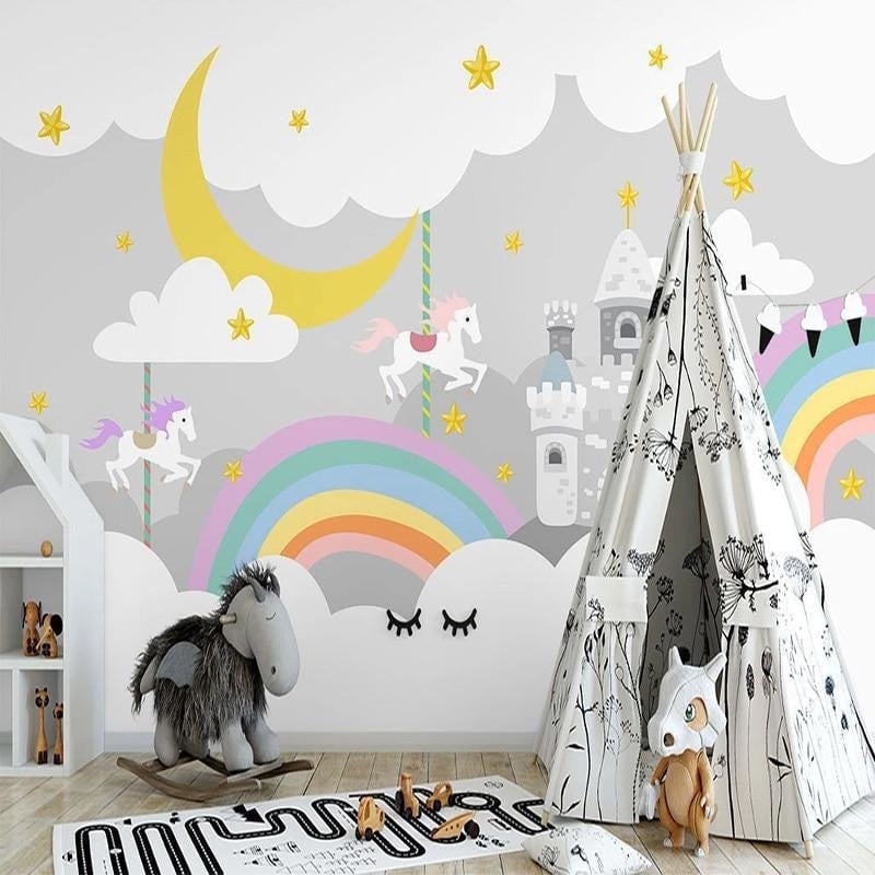 Papier Peint Chambre Princesse Fille