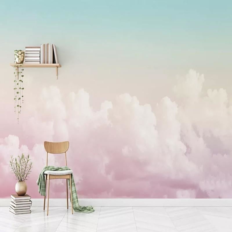 Papier Peint Nuage Rose