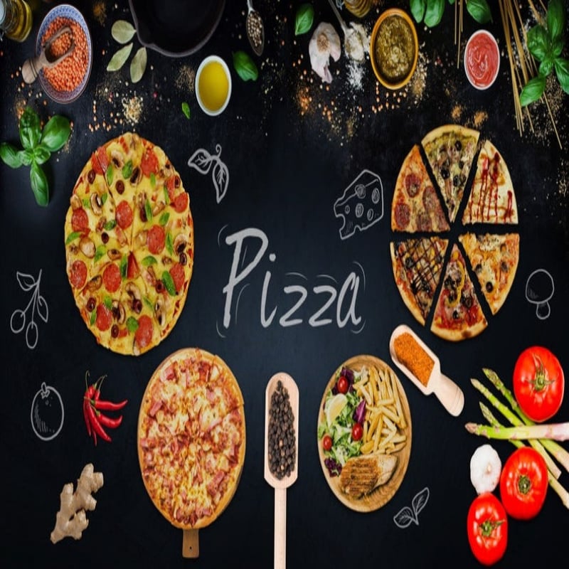 Carta da parati per pizza - Second Image